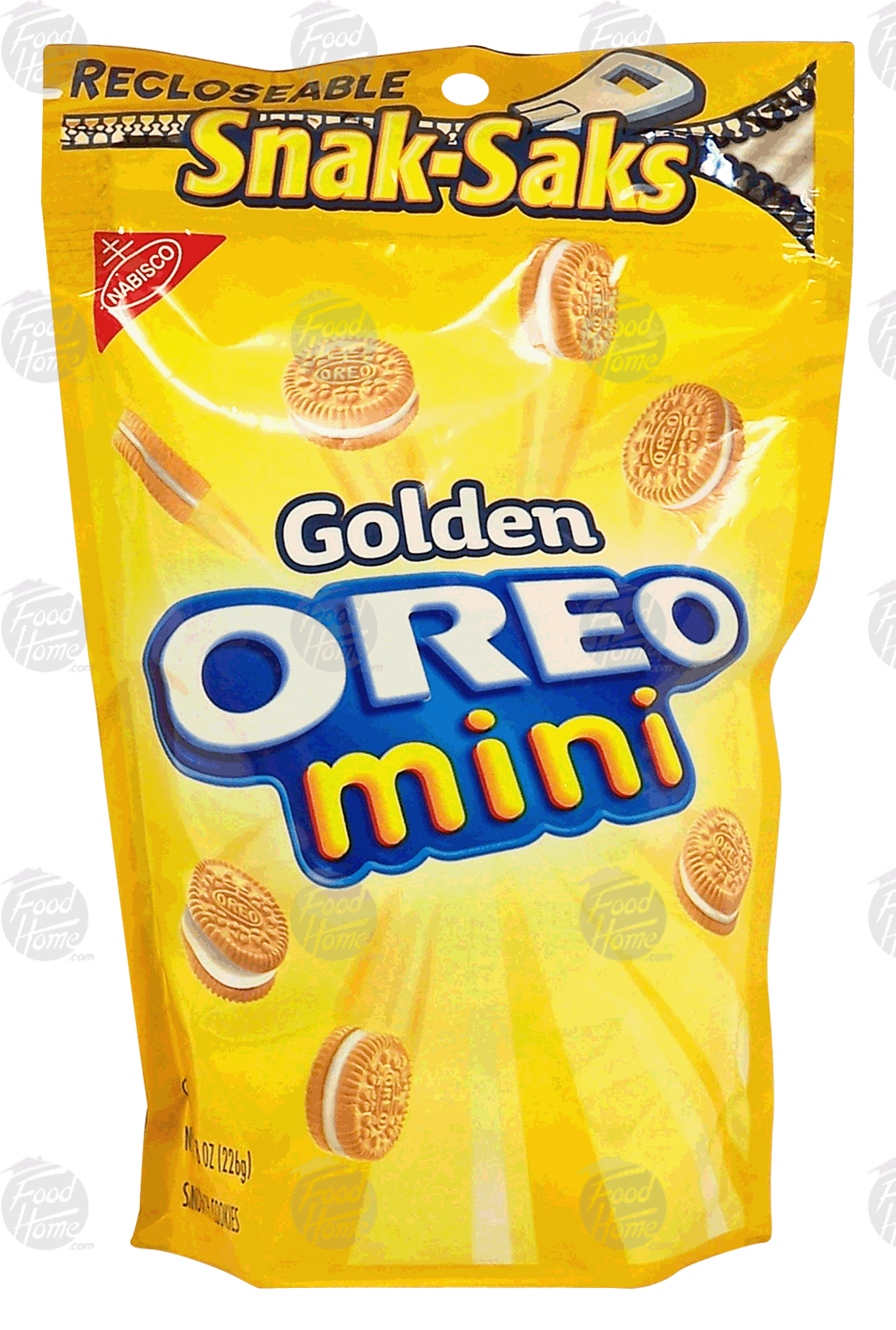 Nabisco Oreo snak-saks; golden mini sandwich cookies Full-Size Picture